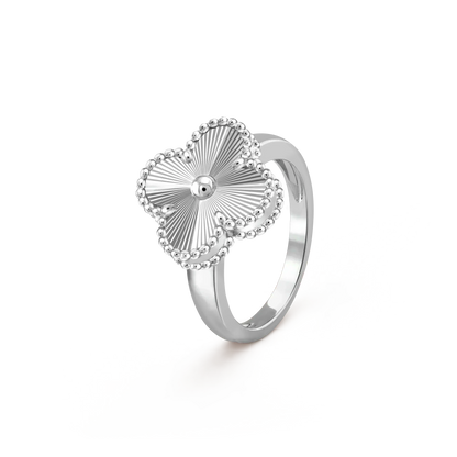 [⭐Glow]CLOVER SILVER RING