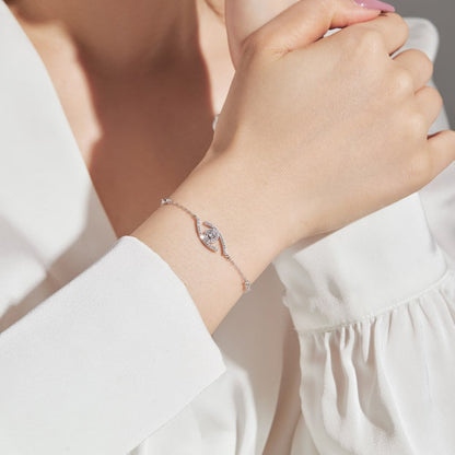 [⭐Glow]Demo Eye Pave-Set Diamond Bracelet