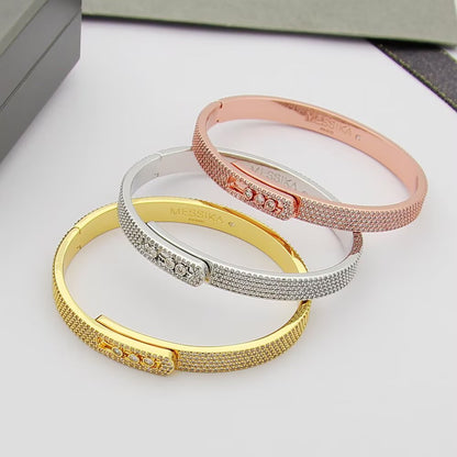 [⭐Glow]Move Noa Full Pavé Diamond Bangle Bracelet