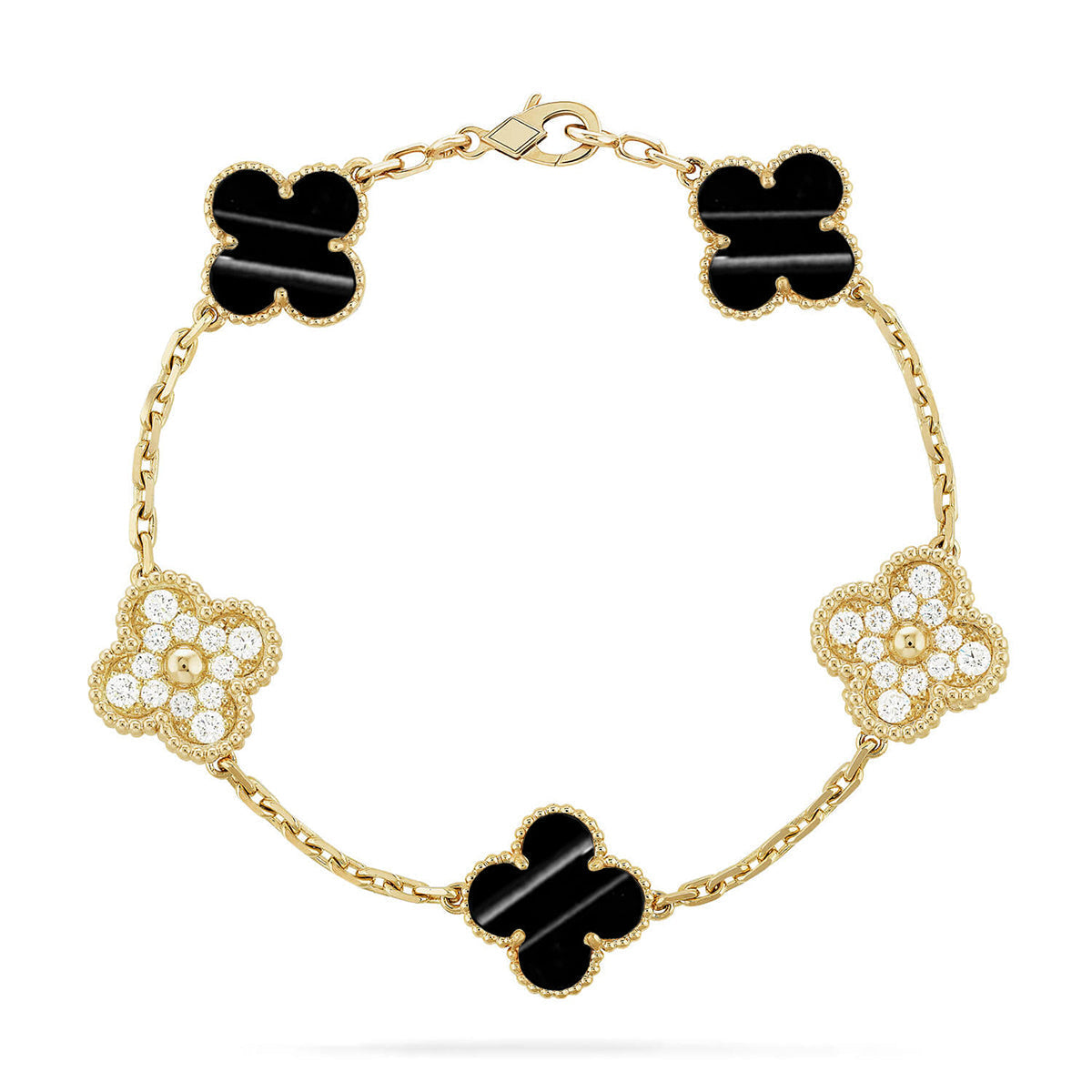 [⭐Glow] CLOVER 5 MOTIF PULSAR STONE BRACELET COLLECTION