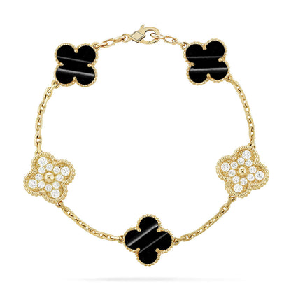 [⭐Glow] CLOVER 5 MOTIF PULSAR STONE BRACELET COLLECTION