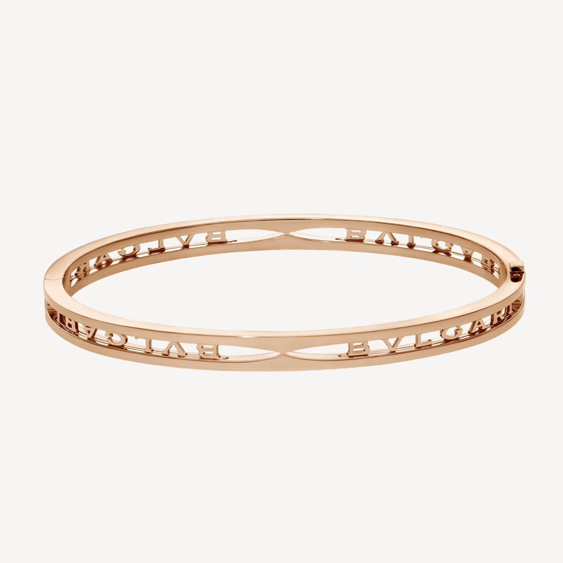 [⭐Glow]ZERO 1 SPIRAL LOGO PINK GOLD BRACELET
