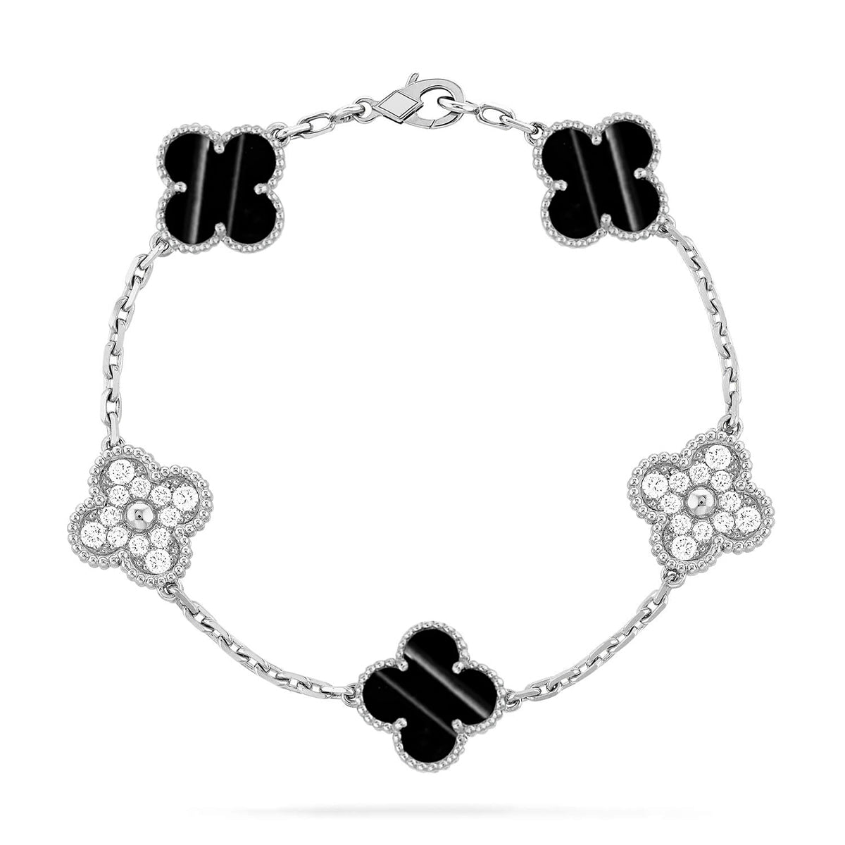 [⭐Glow] CLOVER 5 MOTIF PULSAR STONE BRACELET COLLECTION