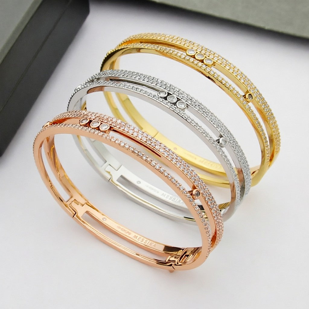 [⭐Glow]Move Romane pavé bangle