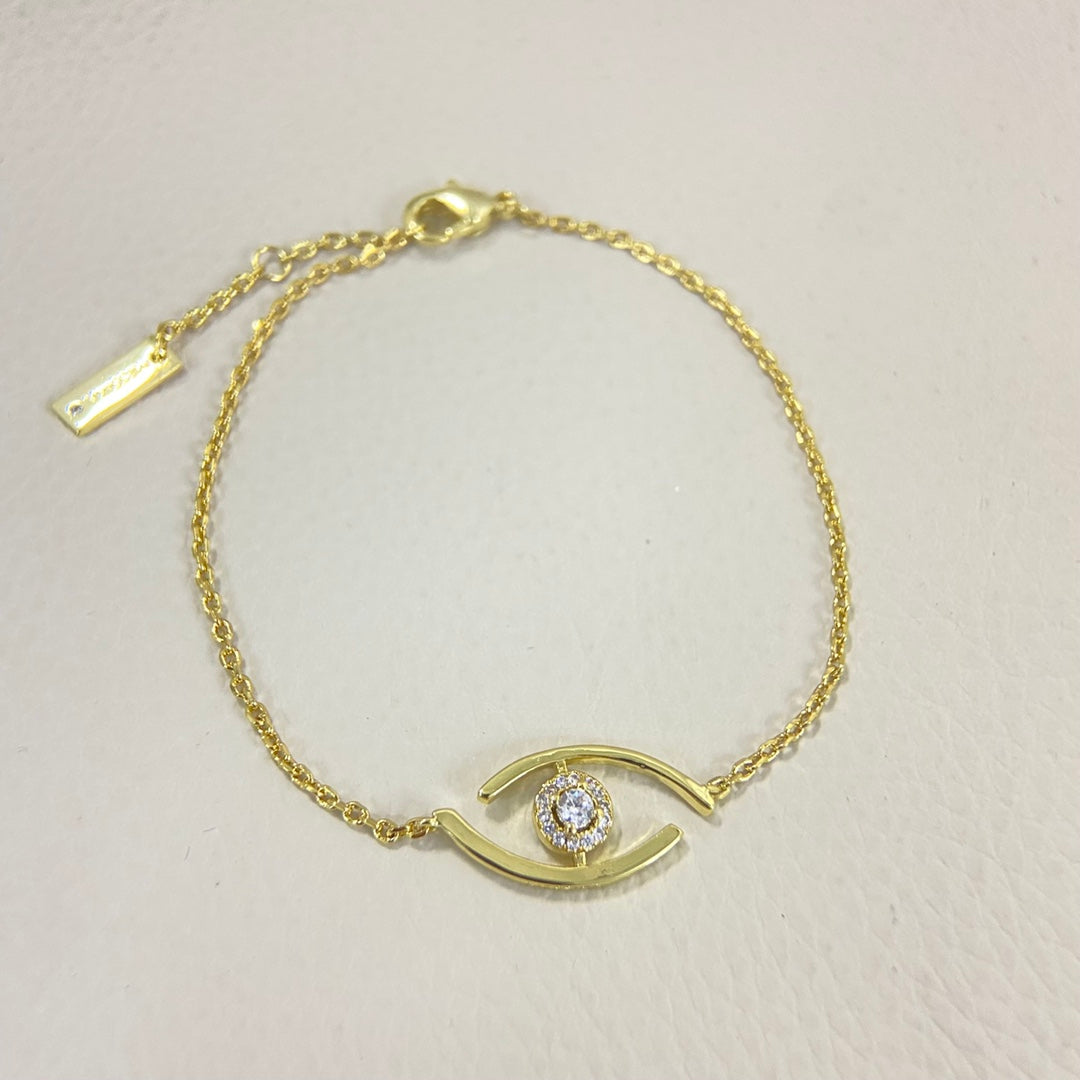 [⭐Glow]Demo Eye Pave-Set Diamond Bracelet