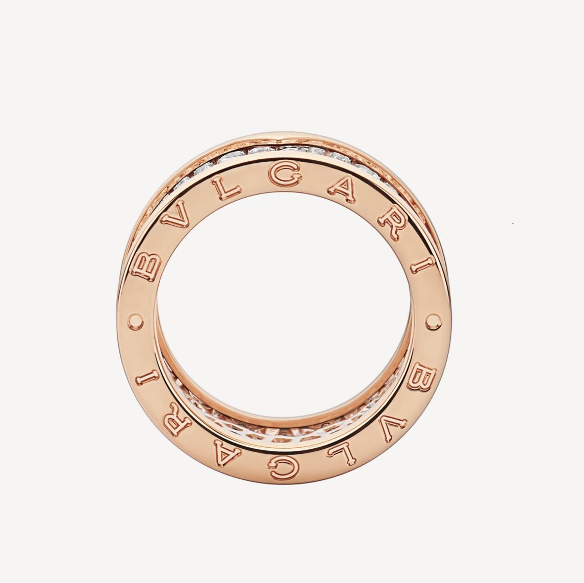 [⭐Glow]ZERO 1 WITH PAVED DIAMONDS ON THE SPIRAL RING