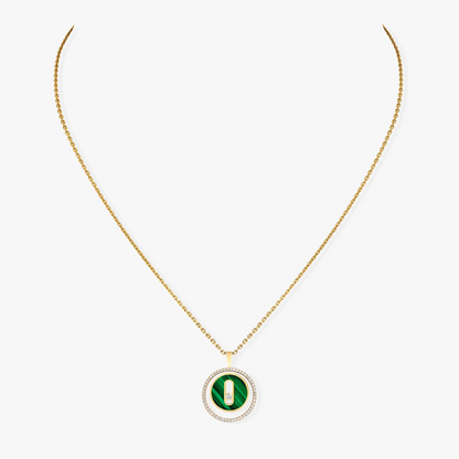 [⭐Glow]Demo MOVE 1 DIAMOND MALACHITE GOLD DIAMOND NECKLACE