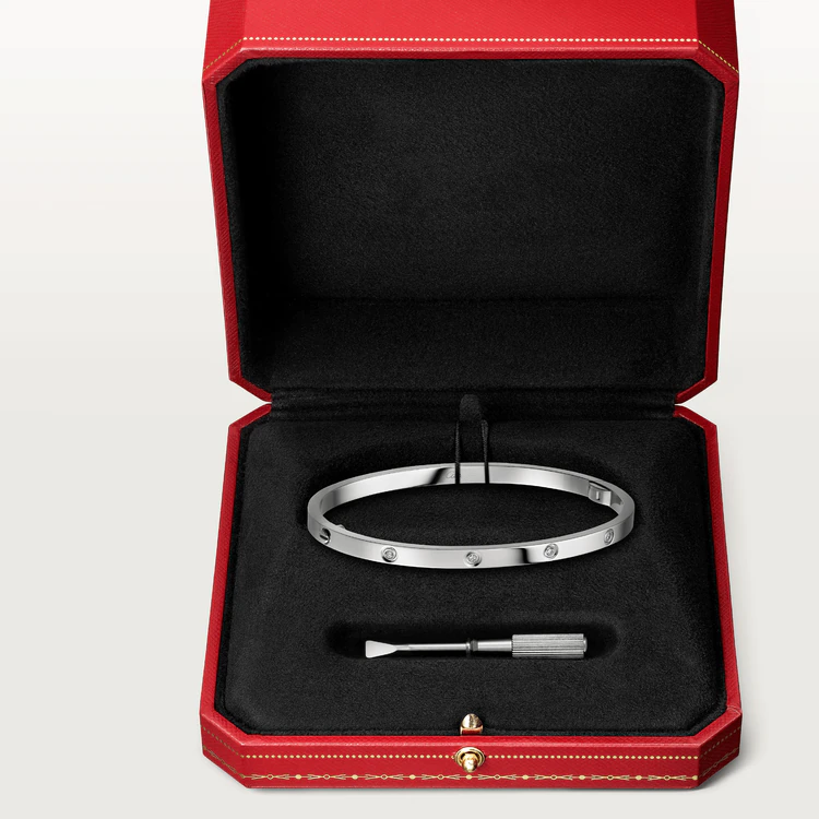 [⭐Glow]LOVE BRACELET 3.65MM 10 DIAMONDS