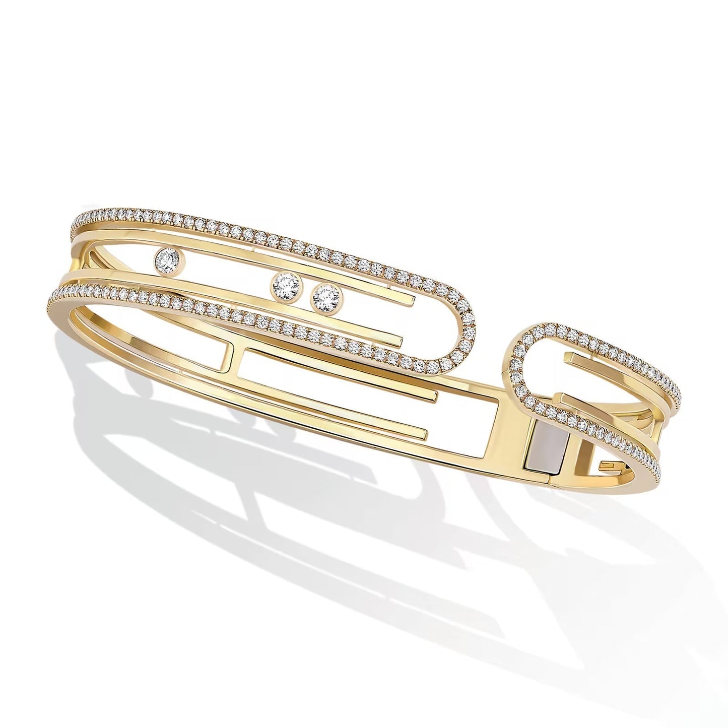 [⭐Glow]MOVE 10TH PAVED DIAMOND BRACELET