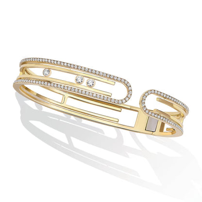 [⭐Glow]MOVE 10TH PAVED DIAMOND BRACELET