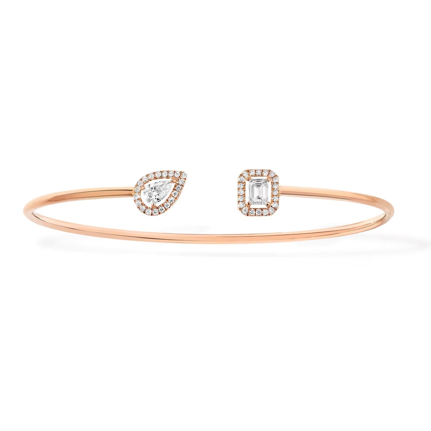 [⭐Glow]JONC FLEX MY TWIN TOI & MOI SILVER DIAMOND BRACELET