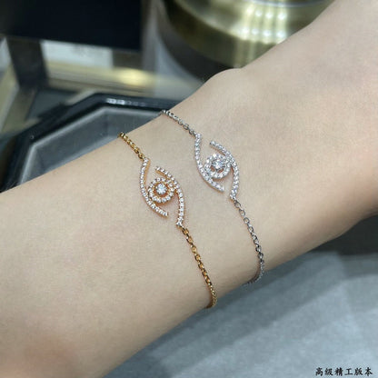 [⭐Glow]Demo Eye Pave-Set Diamond Bracelet
