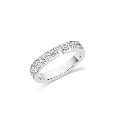 [⭐Glow]ALLIANCE LIENS VIDENCE PAVED DIAMOND 4MM RING