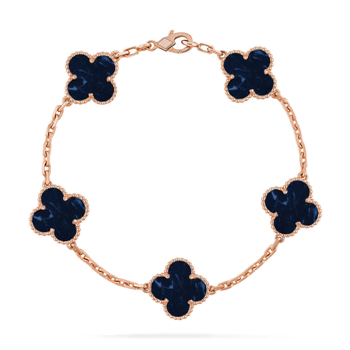 [⭐Glow]CLOVER 5 MOTIF PIETERSITE BRACELET COLLECTION