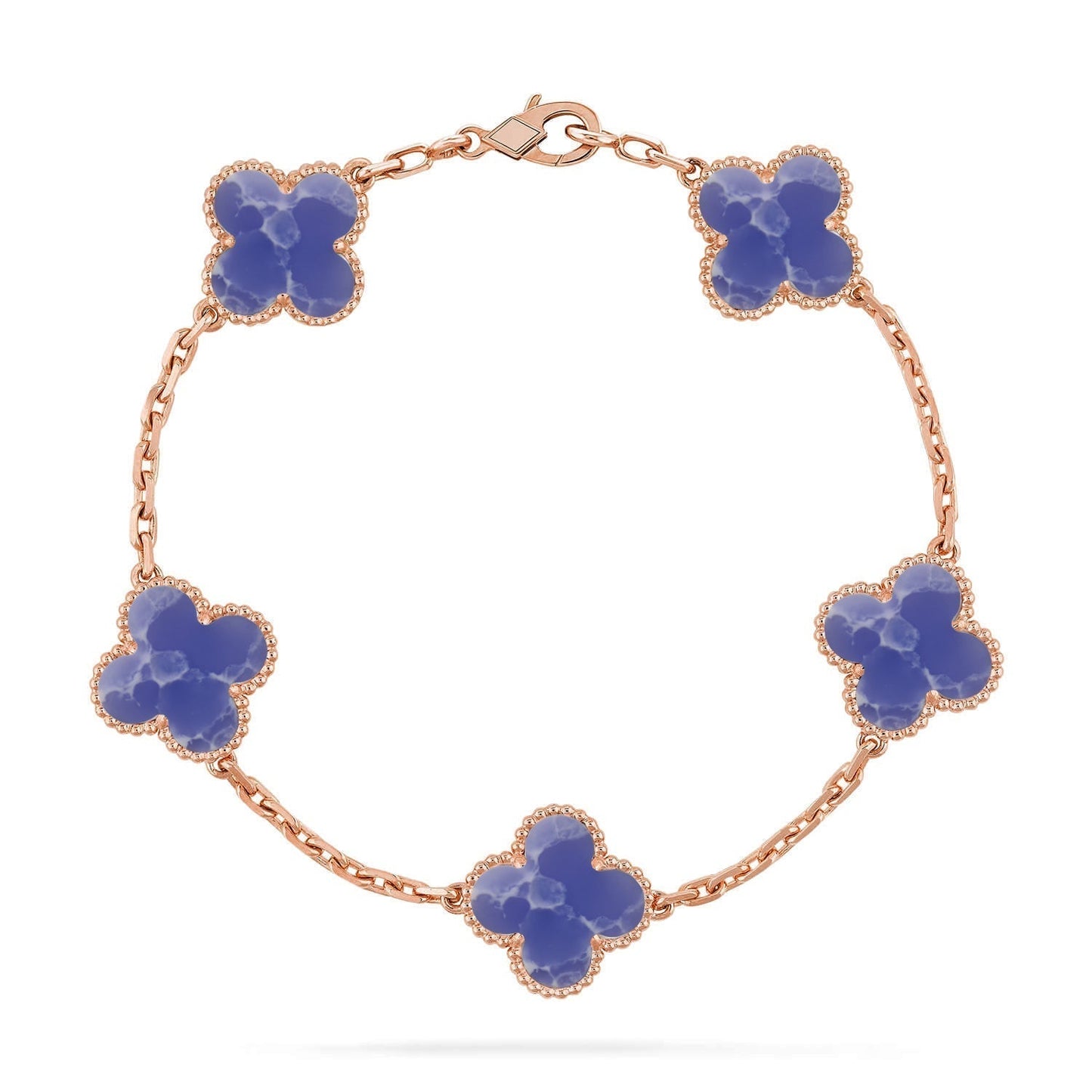 [⭐Glow]CLOVER 5 MOTIF BLUE VEINS BRACELET COLLECTION