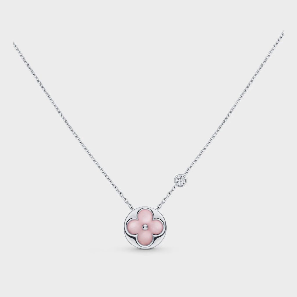 [⭐Glow]SUN MOTIF PINK MOP SILVER BRACELET