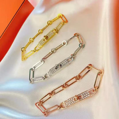 [⭐Glow]CHAINE BRACELET SMALL MODEL DIAMOND