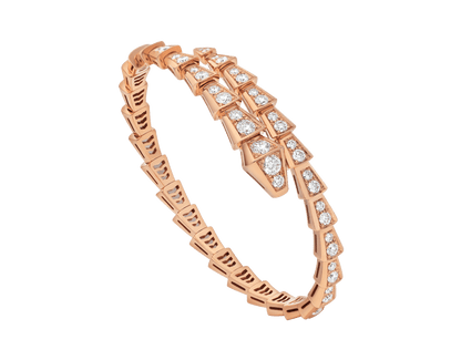 [⭐Glow]SERPENTI BRACELET 6.8MM PINK GOLD DIAMOND