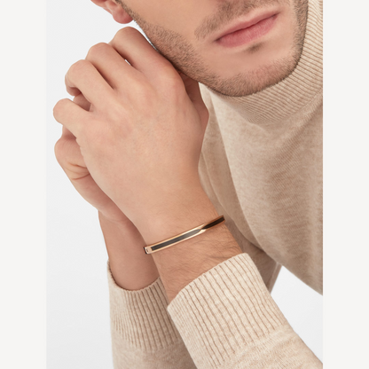 [⭐Glow]ZERO 1 PINK GOLD WITH BLACK CERAMIC BRACELET