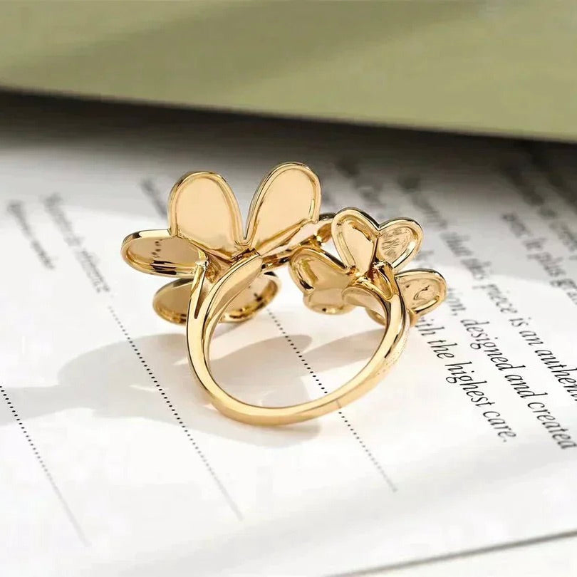 [⭐Glow]CLOVER COMOS GOLD DIAMOND RING
