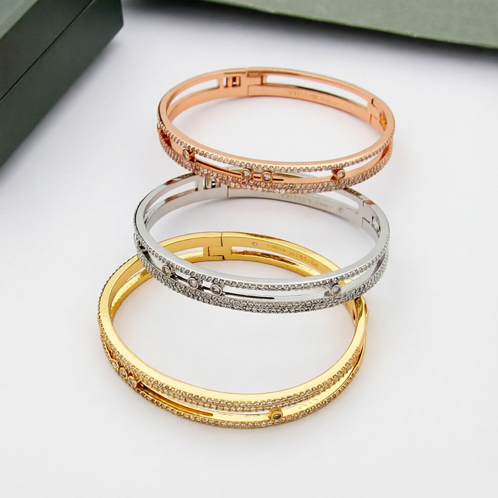 [⭐Glow]Move Romane pavé bangle