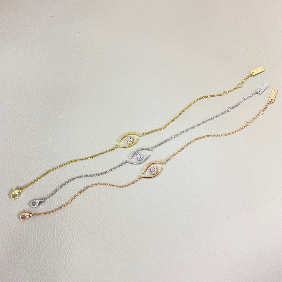 [⭐Glow]Demo Eye Pave-Set Diamond Bracelet