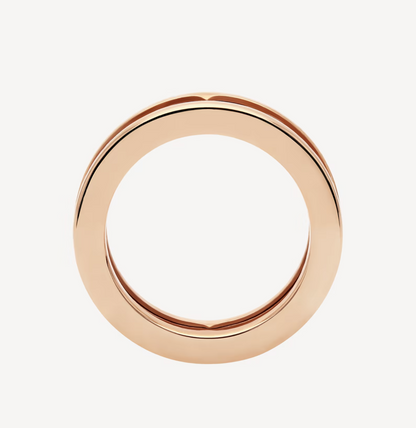 [⭐Glow]ZERO 1 ONE-BAND WITH OPENWORK LOGO SPIRAL RING