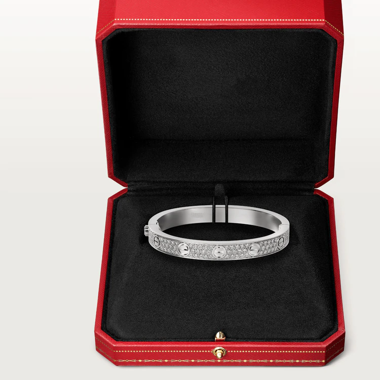[⭐Glow]LOVE BRACELET 6.1MM DIAMOND-PAVED