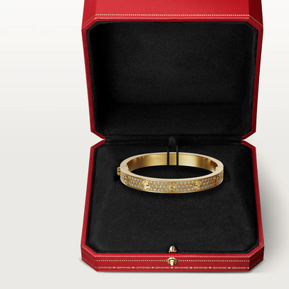 [⭐Glow]LOVE BRACELET 6.1MM DIAMOND-PAVED