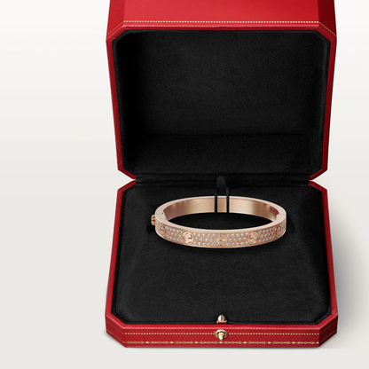 [⭐Glow]LOVE BRACELET 6.1MM DIAMOND-PAVED