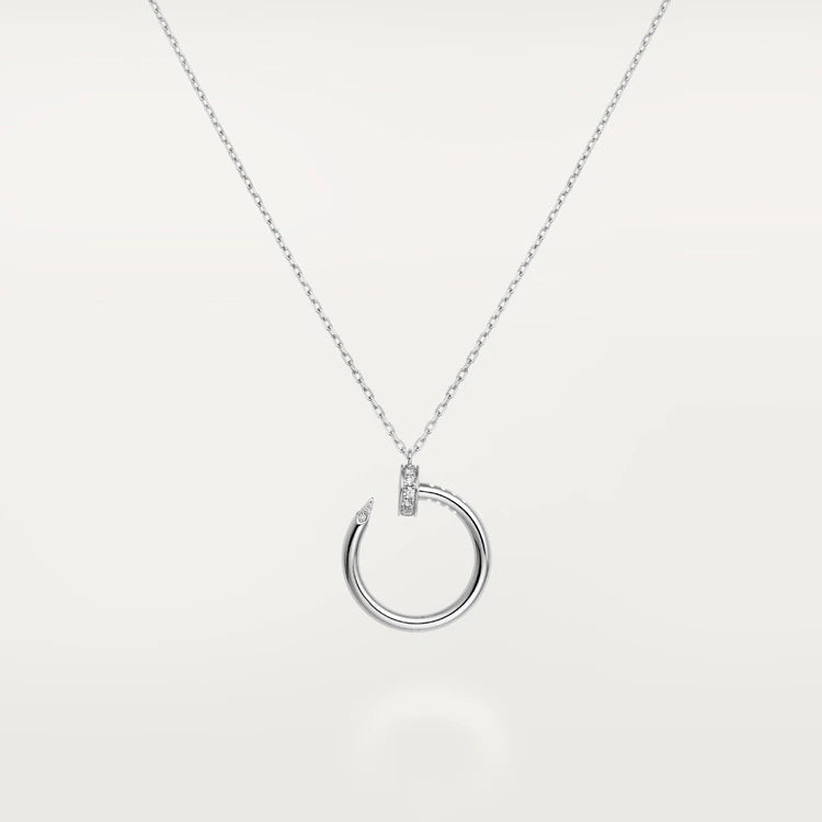 [⭐Glow]JUSTE NECKLACE SILVER