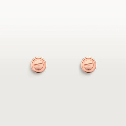 [⭐Glow]LOVE EARRINGS PINK GOLD 10MM