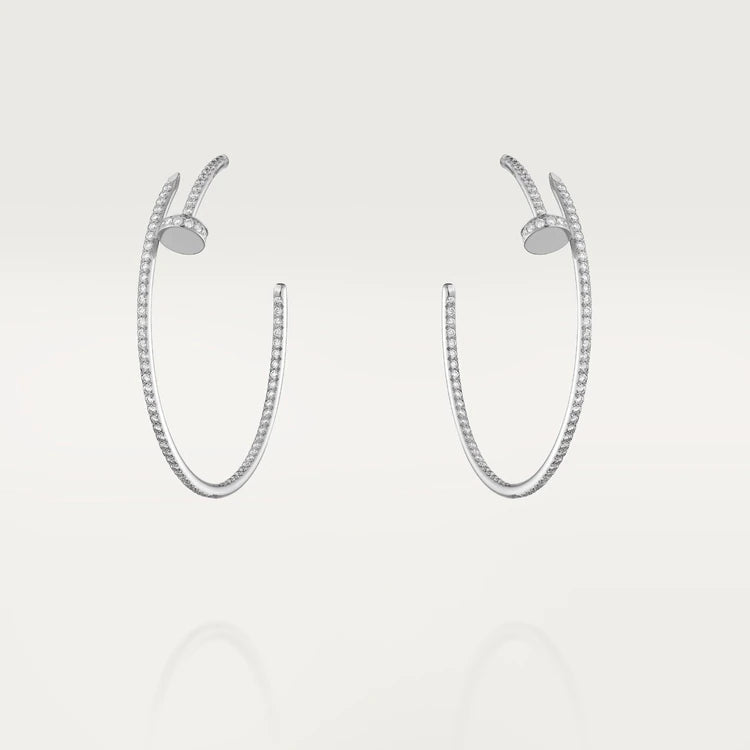 [⭐Glow]JUSTE EARRINGS FULL DIAMONDS 1.8MM