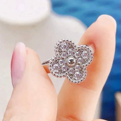 [⭐Glow]CLOVER DIAMOND RING