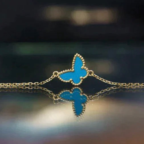 [⭐Glow]BUTTERFLY TURQUOISE BUTTERFLY BRACELET