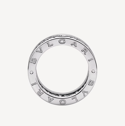 [⭐Glow]ZERO 1 WITH PAVED DIAMONDS ON THE SPIRAL RING