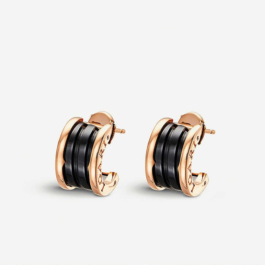 [⭐Glow]ZERO 1 PINK GOLD CERAMIC EARRINGS
