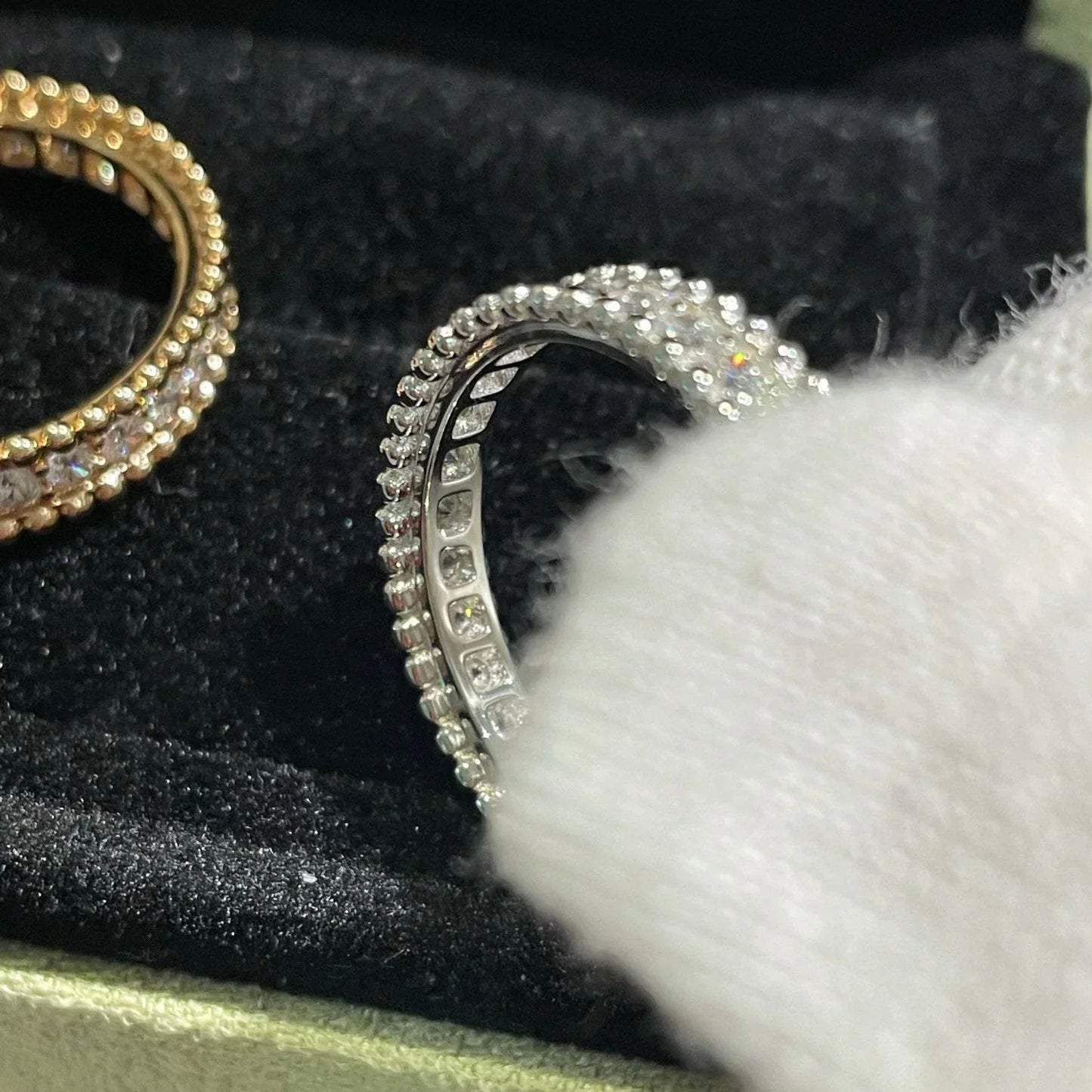 [⭐Glow]PERLEE DIAMOND ROSE GOLD RING