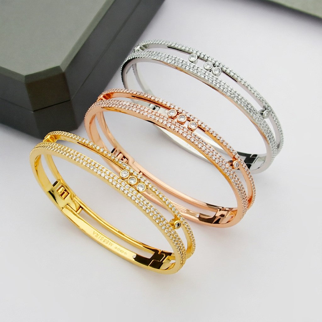 [⭐Glow]Move Romane pavé bangle