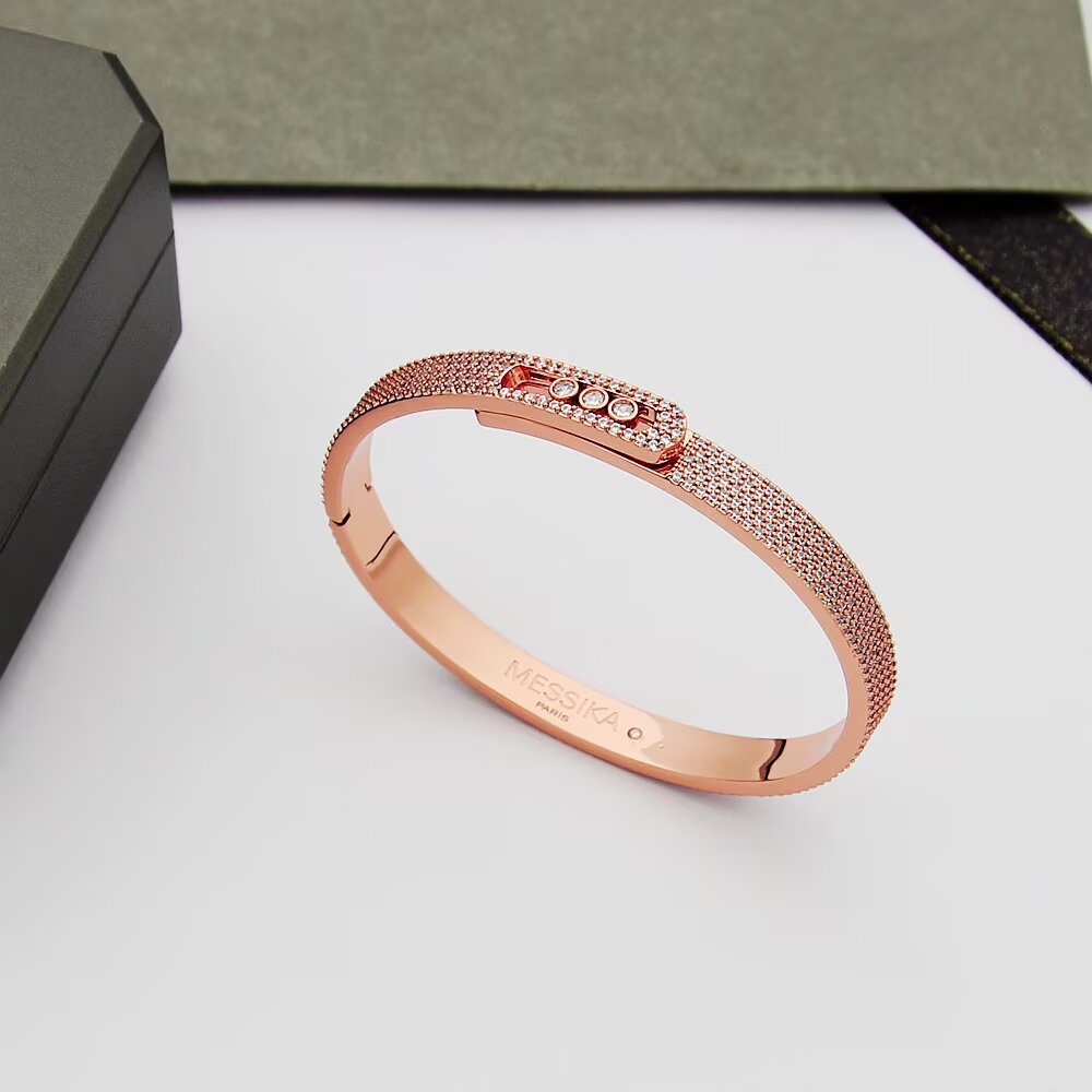 [⭐Glow]Move Noa Full Pavé Diamond Bangle Bracelet