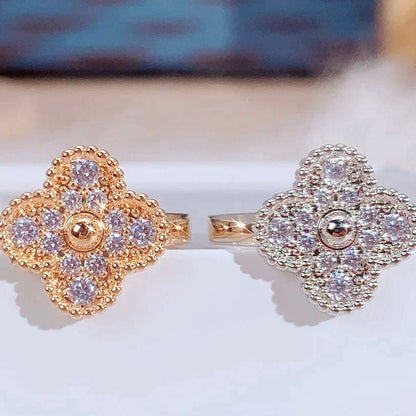 [⭐Glow]CLOVER DIAMOND RING