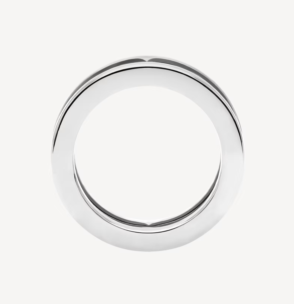 [⭐Glow]ZERO 1 ONE-BAND WITH OPENWORK LOGO SPIRAL RING