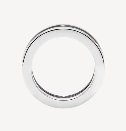 [⭐Glow]ZERO 1 ONE-BAND WITH OPENWORK LOGO SPIRAL RING