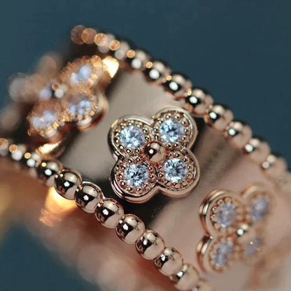 [⭐Glow]CLOVER KALEIDOSCOPE RING 10MM