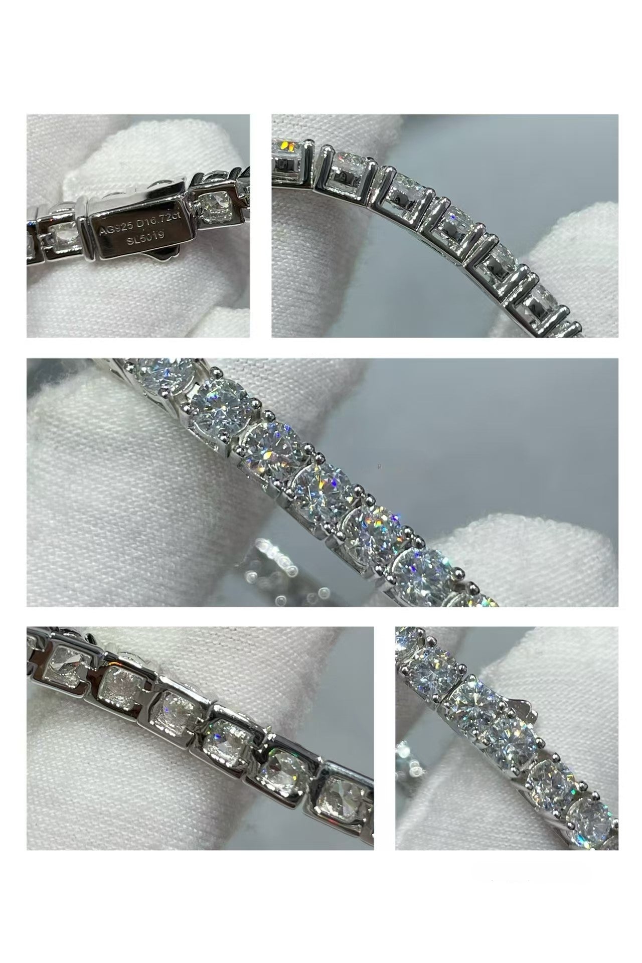 [⭐Glow jewelrys]TENNIS BRACELET WITH FULL DIAMOND SETTING