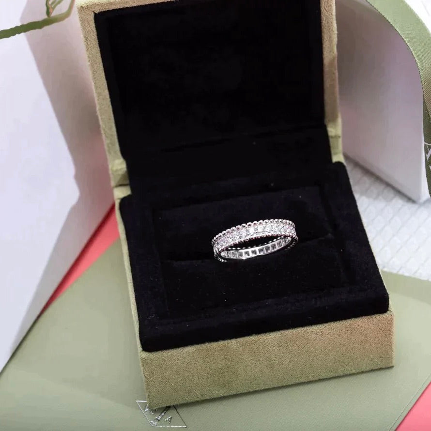 [⭐Glow]PERLEE DIAMOND SILVER RING