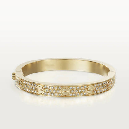 [⭐Glow]LOVE BRACELET 6.1MM DIAMOND-PAVED
