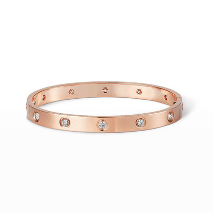 [⭐Glow]LOVE BRACELET 6.1MM 10 DIAMONDS