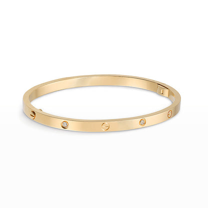 [⭐Glow]LOVE BRACELET 3.65MM 6 DIAMONDS