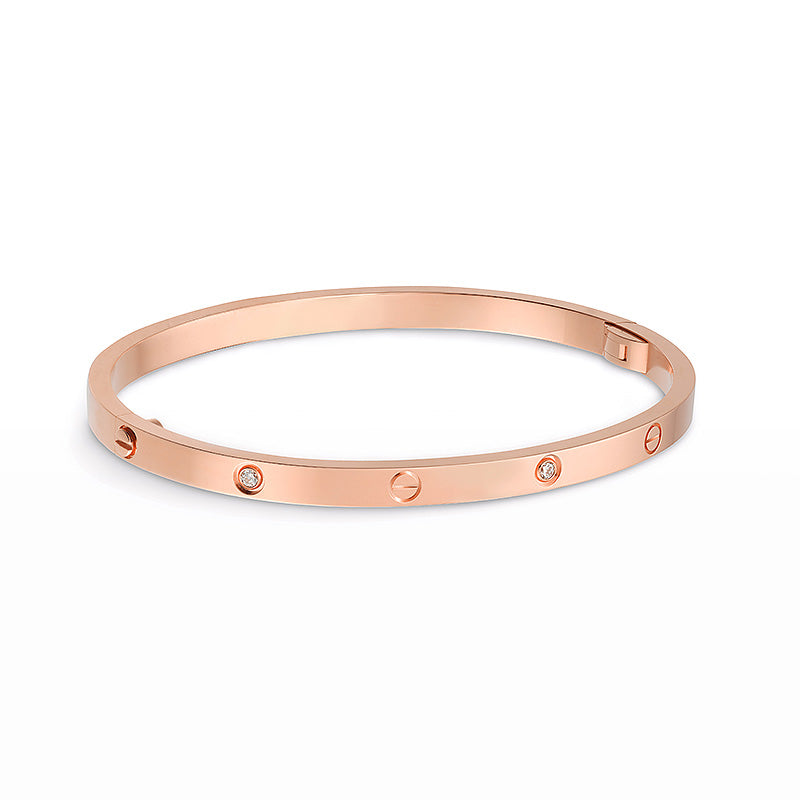 [⭐Glow]LOVE BRACELET 3.65MM 6 DIAMONDS